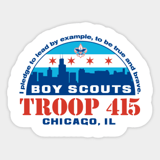 Troop 415 Chicago Sticker